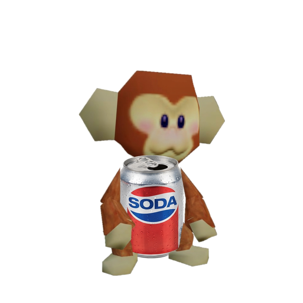 Tiny the monkey in a randomly selected gallery outfit
